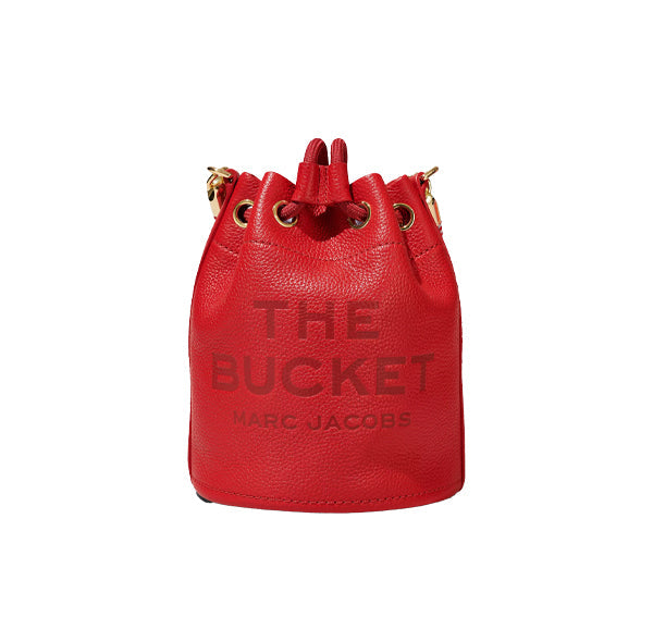 Marc Jacobs Women's The Leather Bucket Bag True Red