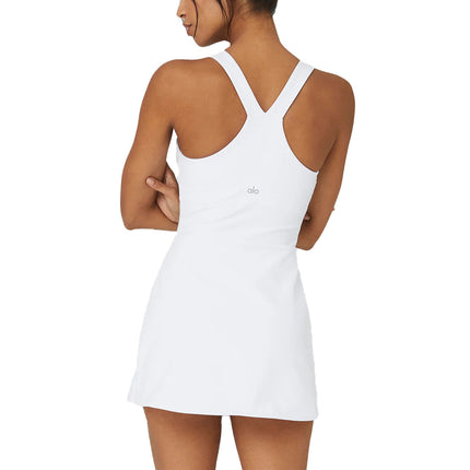 Alo Yoga Women's Airbrush Real Dress White