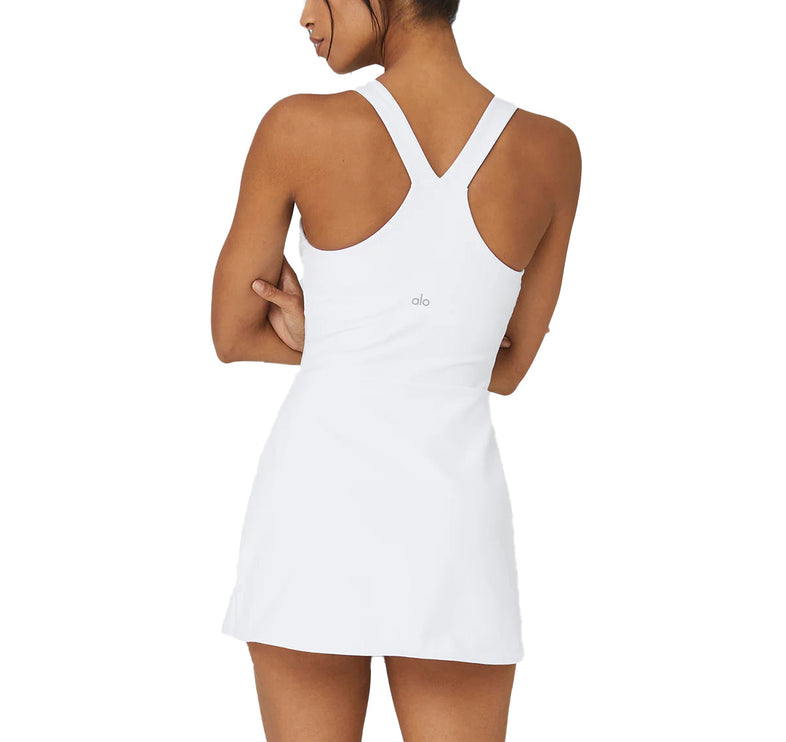 Alo Yoga Women's Airbrush Real Dress White