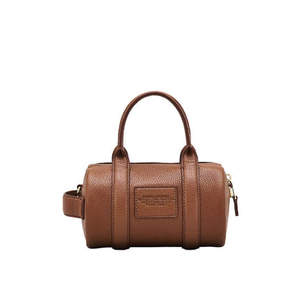 Marc Jacobs Women's The Leather Mini Duffle Bag Argan Oil