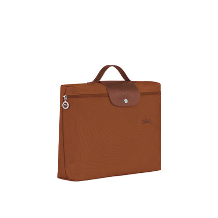 Longchamp Women's Le Pliage Green S Briefcase Cognac