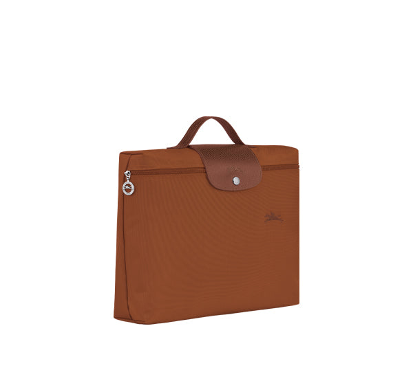 Longchamp Women's Le Pliage Green S Briefcase Cognac