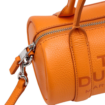 Marc Jacobs Women's The Leather Mini Duffle Bag Tangerine