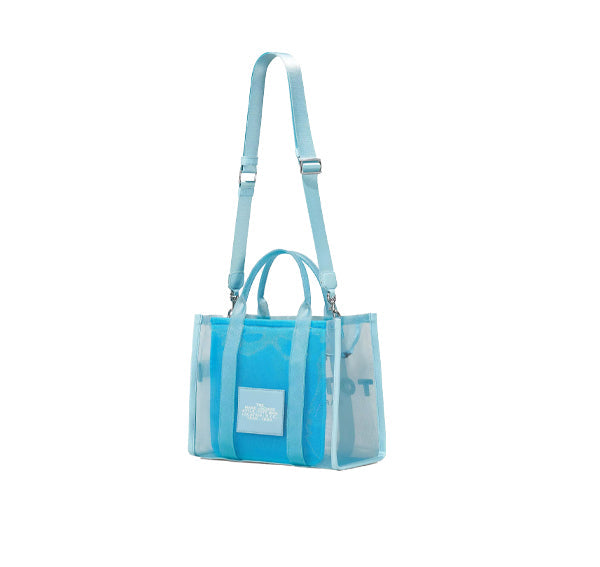 Marc Jacobs Women's The Mesh Medium Tote Bag Pale Blue