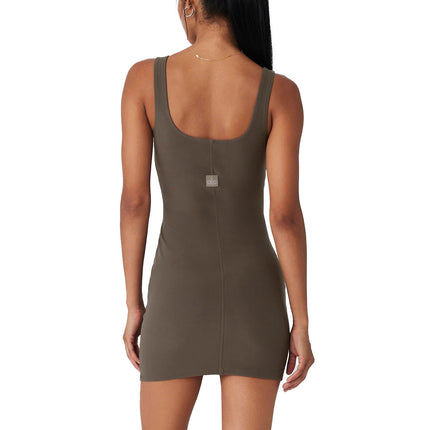 Alo Yoga Women's Alosoft Head Start Dress Olive Tree