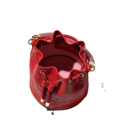 Marc Jacobs Women's The Leather Bucket Bag True Red