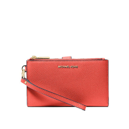 Michael Kors Women's Adele Leather Smartphone Wallet Spiced Coral