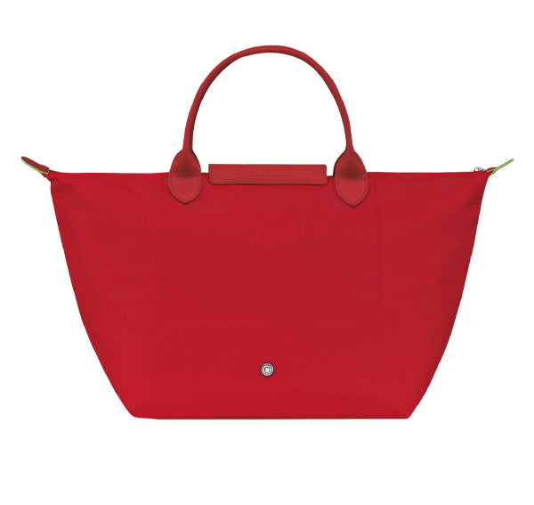 Longchamp Women's Le Pliage Green M Handbag Tomato