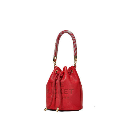 Marc Jacobs Women's The Leather Bucket Bag True Red