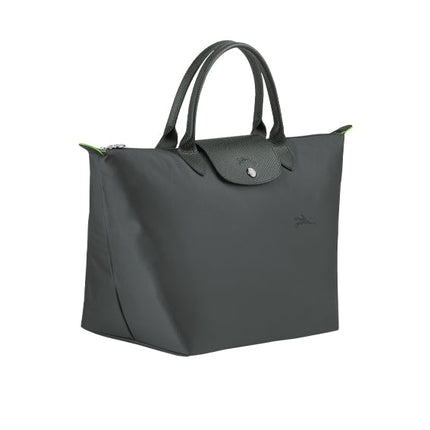 Longchamp Women's Le Pliage Green M Handbag Graphite - Hemen Kargoda