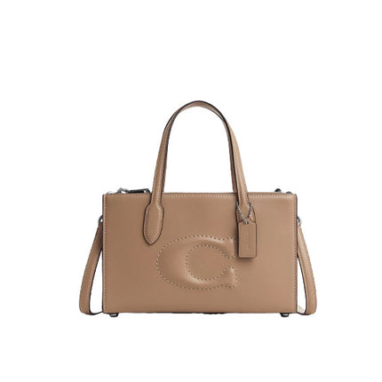 Coach Women's Nina Small Tote Silver/Taupe