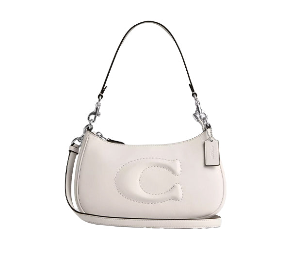 Coach Women's Teri Shoulder Bag Silver/Chalk