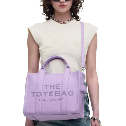 Marc Jacobs Women's The Leather Medium Tote Bag Wisteria