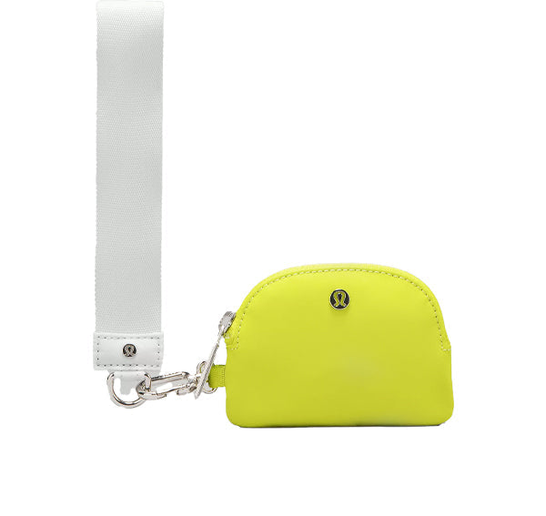 lululemon Unisex Dual Pouch Wristlet Vapor Lichen Lime