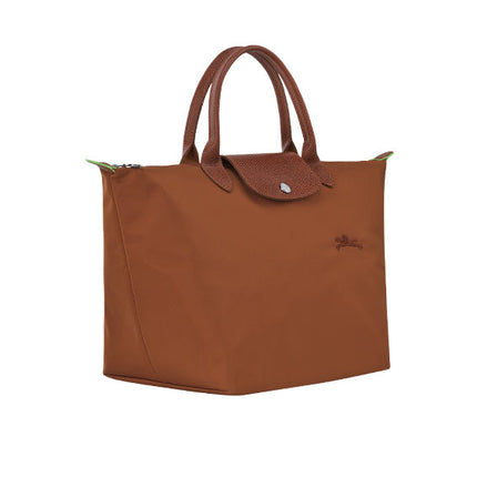 Longchamp Women's Le Pliage Green M Handbag Cognac