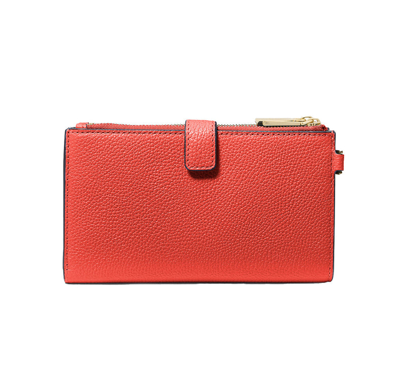 Michael Kors Women's Adele Leather Smartphone Wallet Spiced Coral