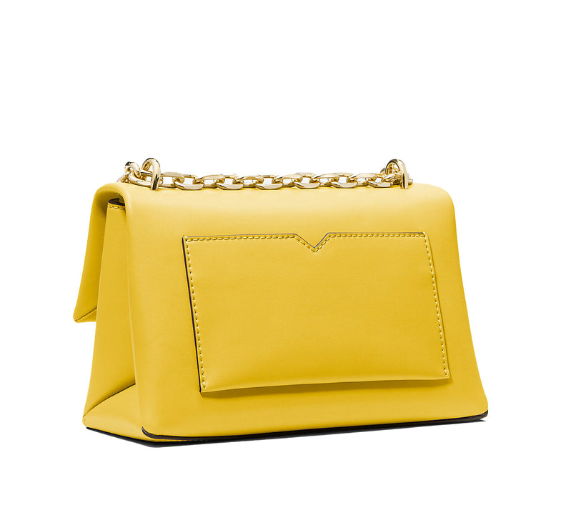 Michael Kors Women's Cece Medium Studded Shoulder Bag Golden Yellow