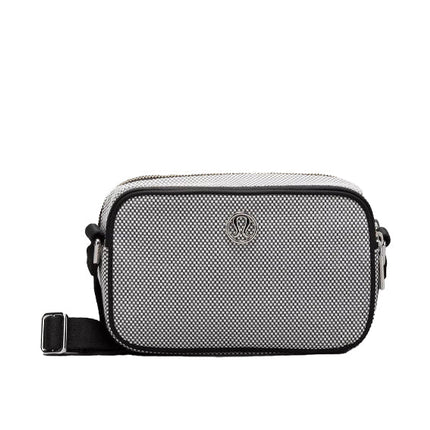 lululemon Women's Crossbody Camera Bag 2L Canvas Anchor Light Ivory Black