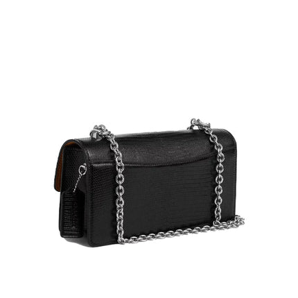 Coach Women's Eliza Flap Crossbody Silver/Black