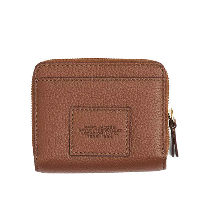 Marc Jacobs Women's The Leather Mini Compact Wallet Argan Oil