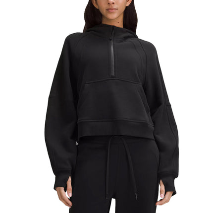 lululemon Women's Scuba Oversized Half Zip Hoodie Black