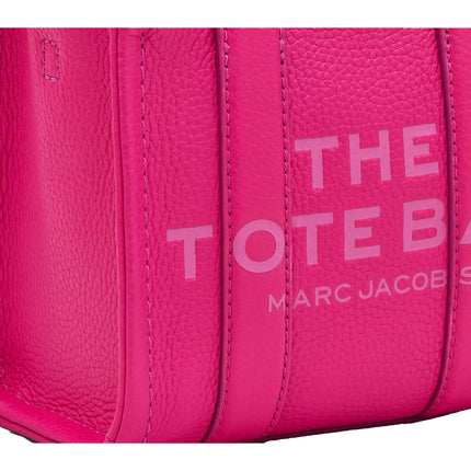 Marc Jacobs Women's The Leather Crossbody Tote Bag Hot Pink