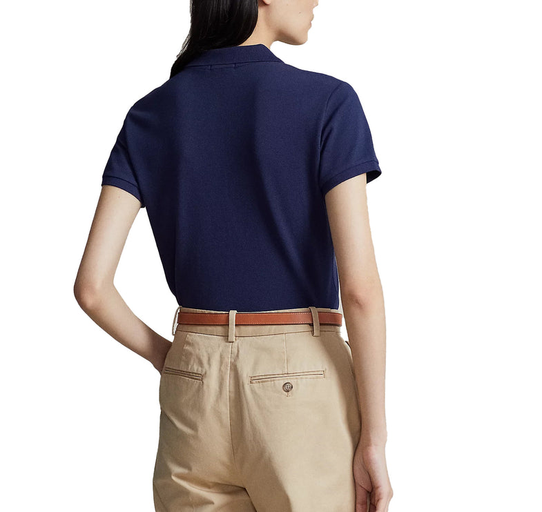 Polo Ralph Lauren Women's Slim Fit Stretch Polo Shirt Newport Navy