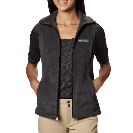 Columbia Women's  Benton Springs Fleece Vest Charcoal Heather