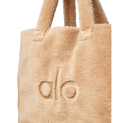 Alo Yoga Women's Foxy Sherpa Tote Camel