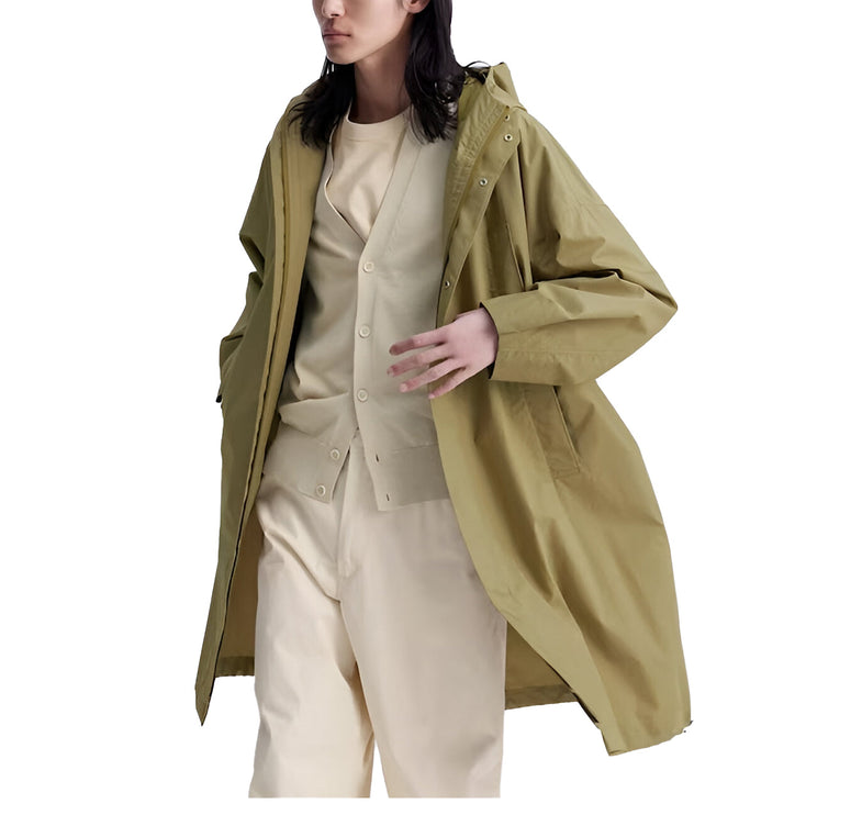 Uniqlo Unisex Utility Hooded Coat 33 Khaki