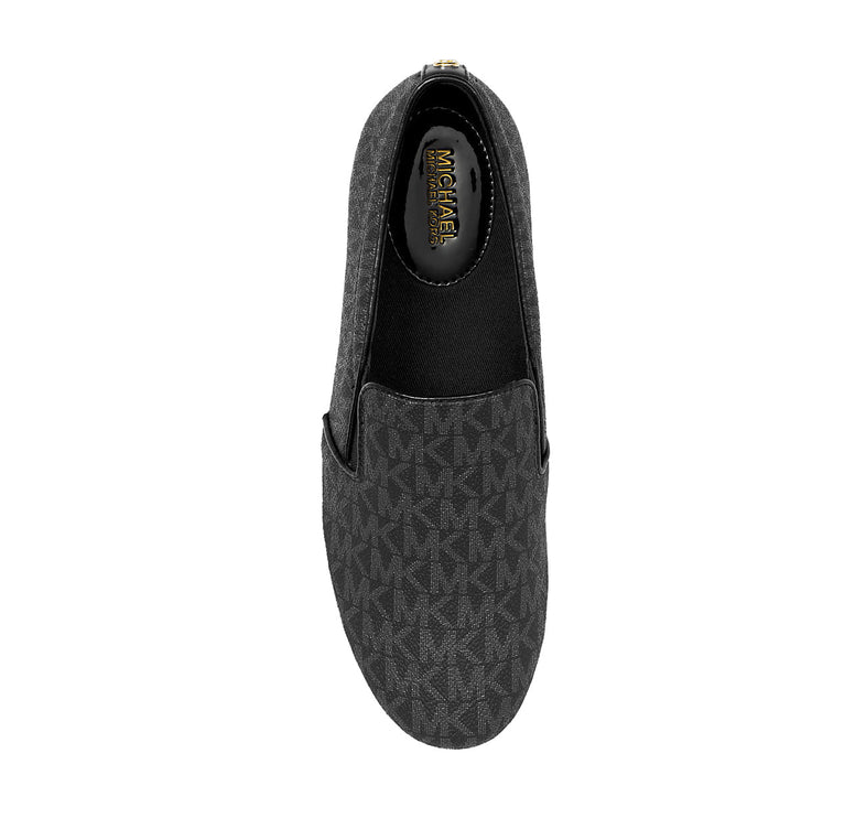 Michael Kors Women's Keaton Logo Slip On Sneaker Black