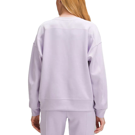 lululemon Women's Softstreme Perfectly Oversized Crewneck Pullover Lilac Ether