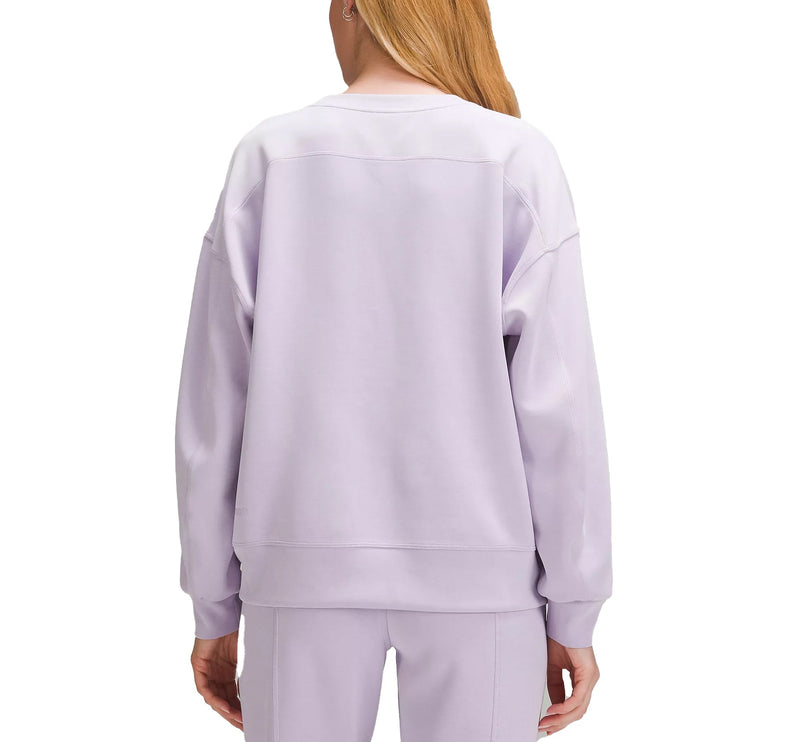 lululemon Women's Softstreme Perfectly Oversized Crewneck Pullover Lilac Ether