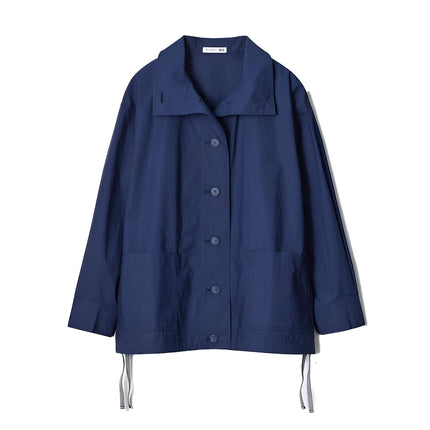 Uniqlo Unisex Light Cotton Oversized Jacket 68 Blue