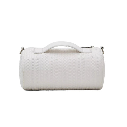 Marc Jacobs Women's The Monogram Debossed Duffle Bag White