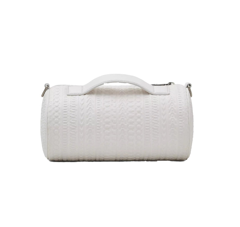 Marc Jacobs Women's The Monogram Debossed Duffle Bag White