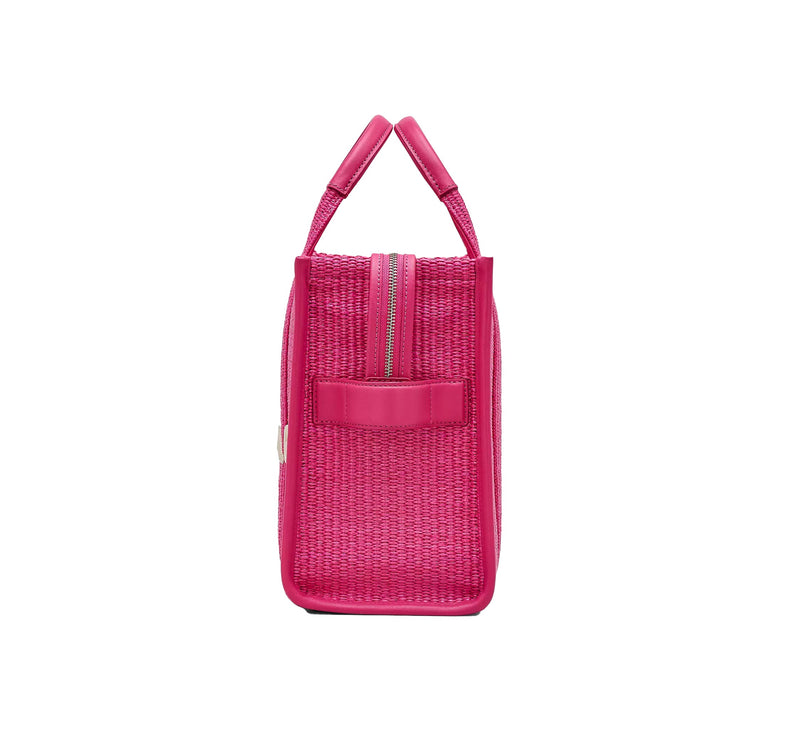 Marc Jacobs Women's The Woven Medium Tote Bag Hot Pink