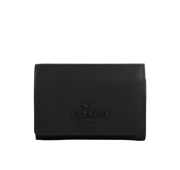 Coach Women's Micro Wallet Black Copper/Black