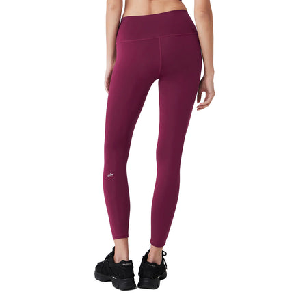 Alo Yoga Women's 7/8 High Waist Airlift Legging Wild Berry