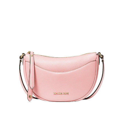 Michael Kors Women's Dover Small Leather Crossbody Bag Powder Blush