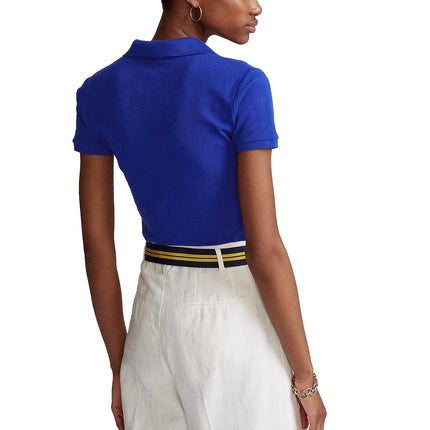 Polo Ralph Lauren Women's Slim Fit Stretch Polo Shirt Heritage Royal