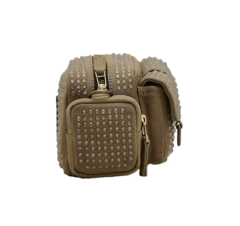 Marc Jacobs Women's The Crystal Canvas Cargo Bag Forest