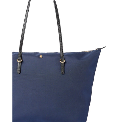 Polo Ralph Lauren Women's Medium Nylon Keaton Tote Navy - Hemen Kargoda