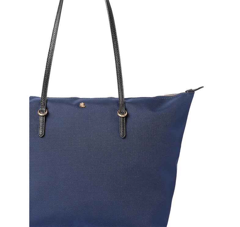 Polo Ralph Lauren Women's Medium Nylon Keaton Tote Navy - Hemen Kargoda