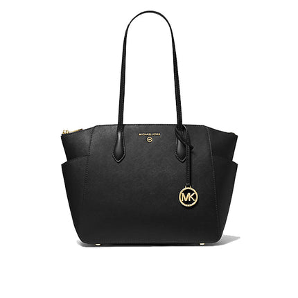 Michael Kors Women's Marilyn Medium Saffiano Leather Tote Bag Black