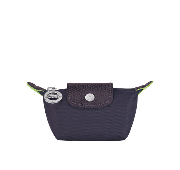 Longchamp Women's Le Pliage Green Coin Purse Bilberry