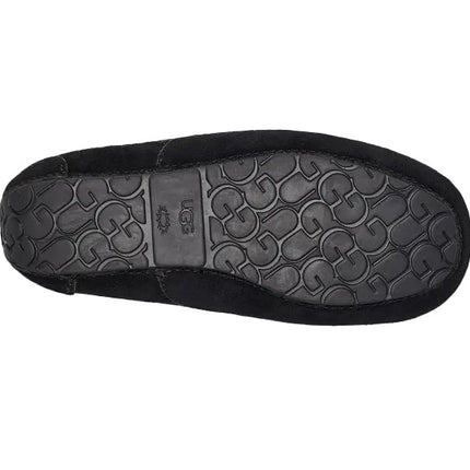 UGG Big Kid's Ascot Black Suede