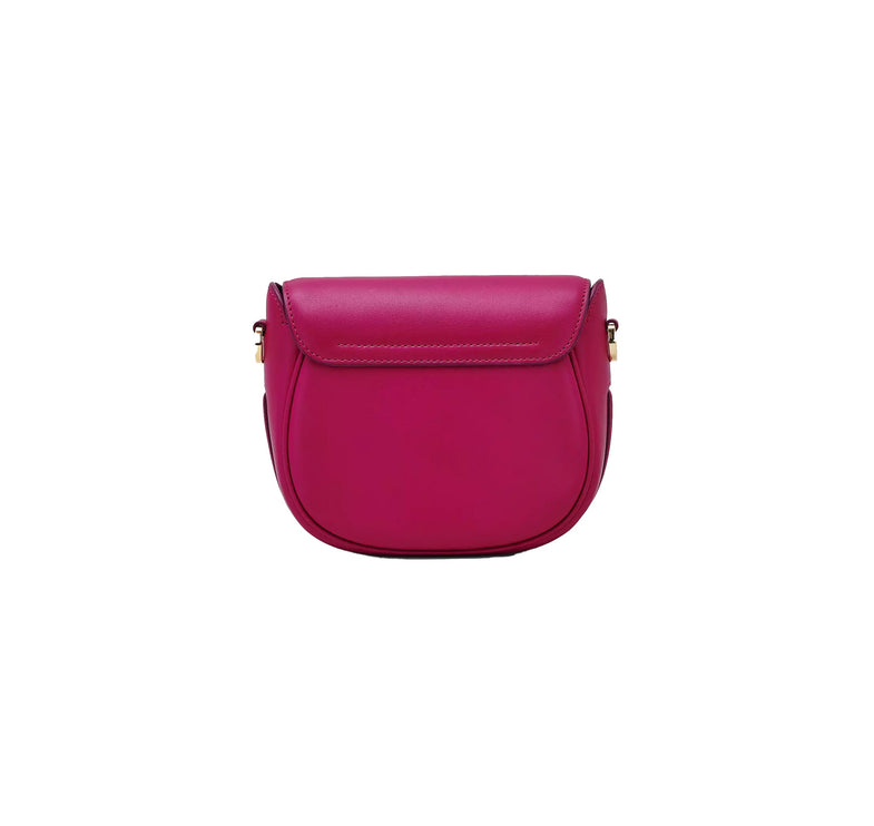 Marc Jacobs Women's The Covered J Marc Saddle Bag Lipstick Pink