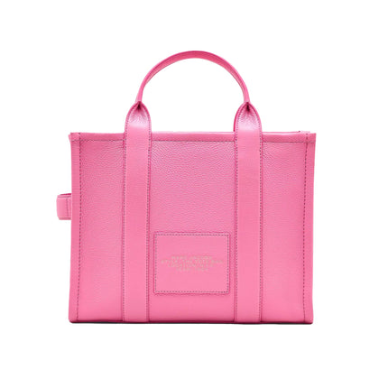 Marc Jacobs Women's The Leather Medium Tote Bag Petal Pink