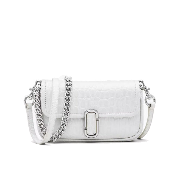 Marc Jacobs Women's The Croc Embossed J Marc Mini Bag Ivory